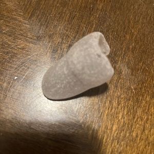 *Rare* Authentic white seaglass bottle top